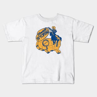 Wonderful Wyoming Kids T-Shirt